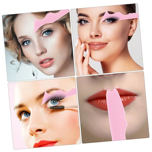 Ipetboom 2pcs herramienta de maquillaje de silicona para delineador miniatura 7