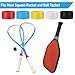 Leitee 20 Pcs Tennis Racket Silicone Ring Tennis Racket Grip Bands Rubber Ring Anti Slip Tennis Absorbent Cover Hold Overgrip in Place for Squash Racquetball Badminton Baseball Racket, 5 Colors