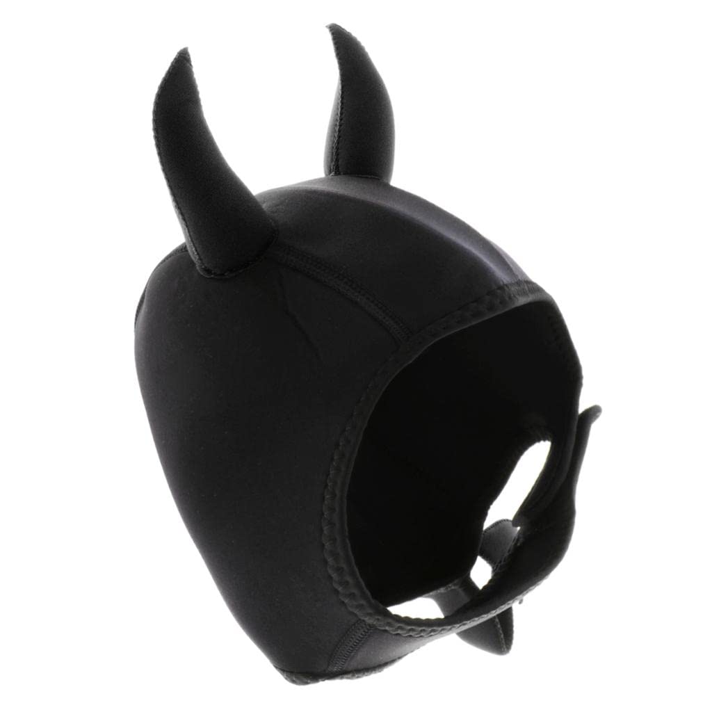 3 Mm Neopren Cartoon Tauch Und Schnorchelhauben, Schwarz