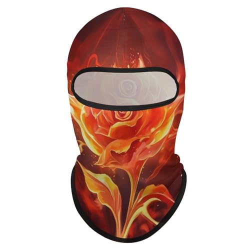 Balaclava Flame Rose para hombre y mujer, máscara facial con protección solar, transpirable y cubre toda la cabeza para senderismo, ciclismo, correr y conducir miniatura 7