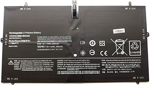 Ding L13M4P71 Replacement Battery Compatible with Lenovo L13M4P71 Yoga 3 Pro 1370 Series T440P (7.6V 44WH 5900mAh)
