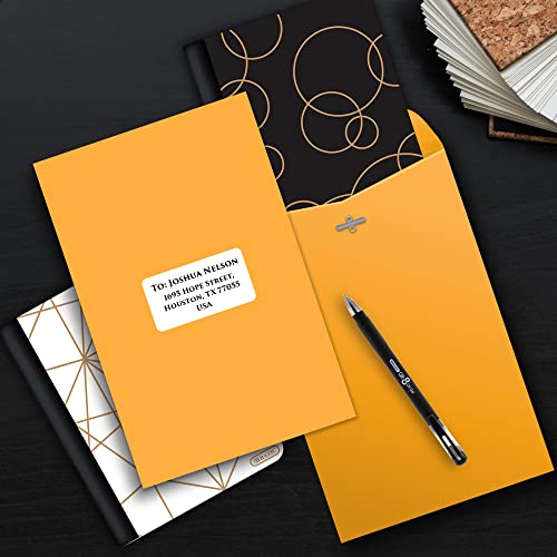 BAZIC Envelope com fecho de 15,24 cm x 22,86 cm (pacote com 6)