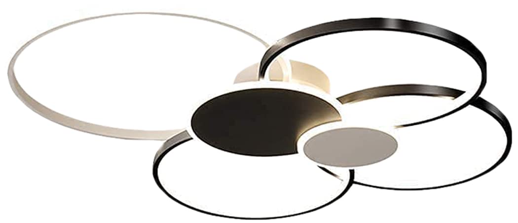 Éclairage salle manger au design créatif avec ce grand plafonnier LED