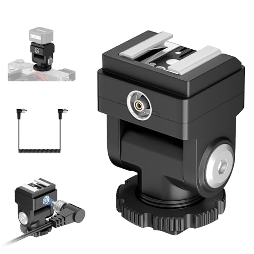 Zapatilla de flash para cámara con cable flash de PC, soporta medición automática TTL, sincronización de alta velocidad, compatible con PC Line Control Booster compatible con GODOX IM30 IM20 IT30pro