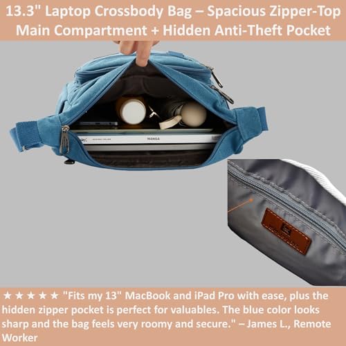 W&G Traveler Canvas Messenger Bag