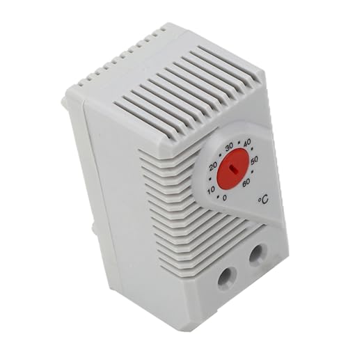 0-60 Thermostat Switch Plastic and Electronic Adjustable Electric Component Digital Mechanical Temperature Controller Switch New(Red Button) - Image 3