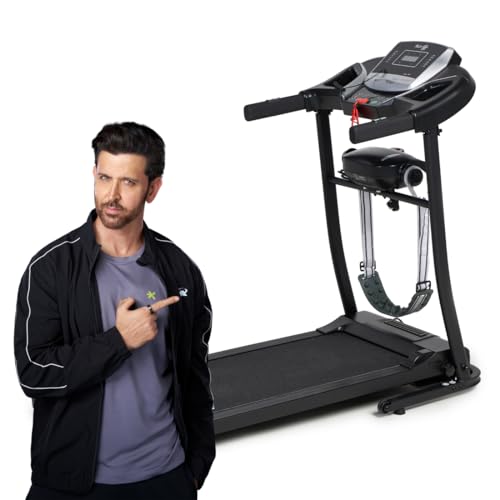 Cult Run M3.0 3HP Peak, Max Weight: 100 Kg, Manual Incline Multi Function Motorized Treadmill for Home Gym Fitness & 1 Year Warranty