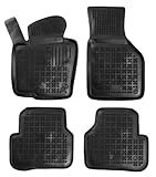 rutschfest AZUGA Hohe Gummi Fußmatten passend für VW Passat Limo. 3/2005-10/2014/Variant ab 8/2005-10/2014 (3C/B6&B7) AZ10300042 Automatten