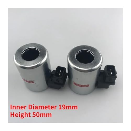 Bobine d'électrovanne 19mm h50mm 24V DC12 pour vérin hydraulique et pneumatique - 3
