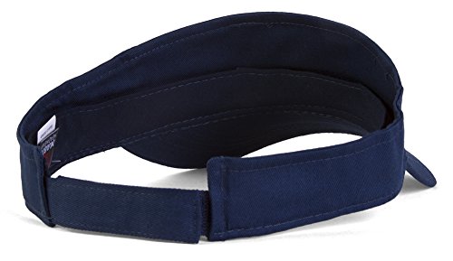 Top Headwear Blank Adult Adjustable 12 Pack Lot Dozen Bulk Visor, Navy #TOP2
