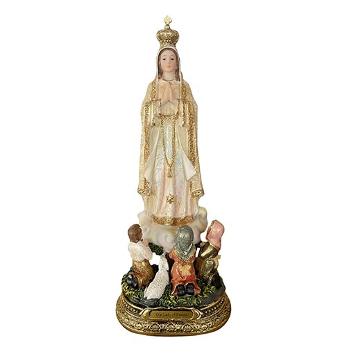 Our Lady of Fatima with Children Statue (6 Inch)