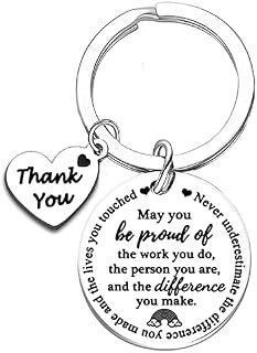 Thank You Gifts For Women Coworker Friends Key Rings Colleague Keychain Gift Leaving Gift Going Away Farewell Good Bye Retirement Thank You Appreciation Birthday Christmas Gifts For Women Men Keyring