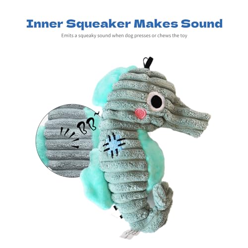 Plush Toys for Small and Medium Dogs, Cute Squeaky Dog Toy for Puppies, Durable Fabric Crinkle Paper chew Toys (3 Pack) - Image 6