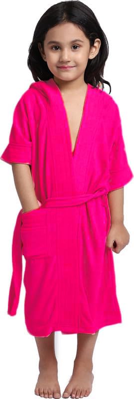 ELEVANTO bathrobe for Kids Bathrobe Set-Bathrobe for Girls||Children Hodded Bath Robe Bathrobe Gown-Ideal for Girls/bathrobe for kids boy-Children's Hooded Bath Robe -Gift for Post-Bath(RANI)-image-28