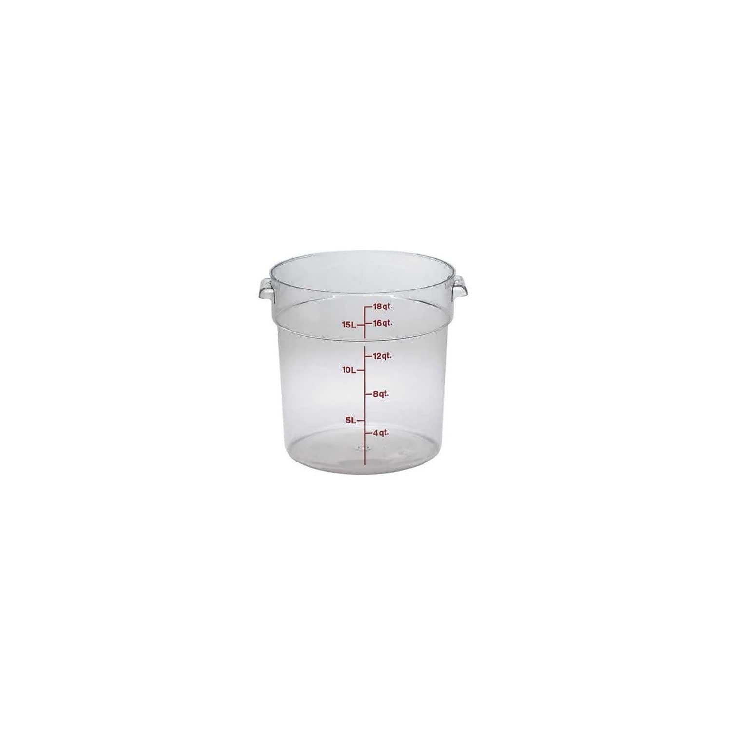 RFSCW18 18 qt Capacity by Cambro – 18 quarts, Polycarbonate (PC), Clear, Model CMC RFSCW18