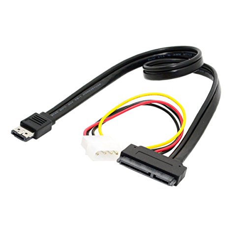 Lbvzxkad ESATA Power ESATA Combo to 22Pin & IDE 4Pin 5V 12V Cable Adapter for 3.5 inch 2.5 inch Hard Disk Data Cable 50cm