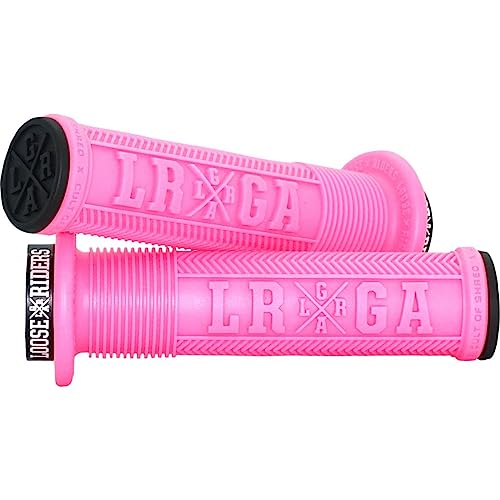 Poignées VTT Loose Riders CS rose 31,2mm pour réduire la fatigue des mains