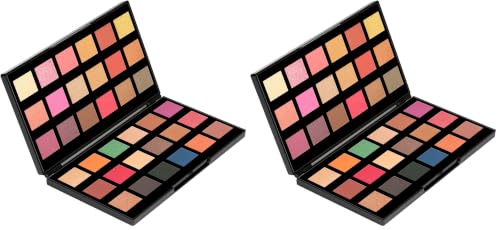 Image of SWISS BEAUTY Winkly 36 Color Eyeshadow Palette, Eye MakeUp, Multicolor-01, 40g (Pack of 2)
