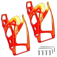 Pack De 2 Porte-bidon SOUKE Rouge Pour Vélo De Route Ou VTT - Neuf Avec Fixation