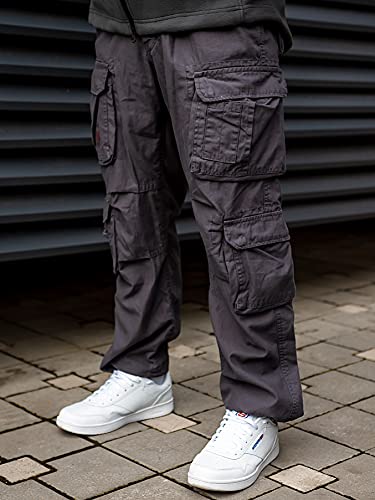 Surplus Airborne Vintage Uomo Pantaloni Anthracite...
