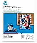 HP Everyday Photo Paper, Glossy, 8.5 x 11 Inches, 50 Sheets per Pack (Q8723AND)