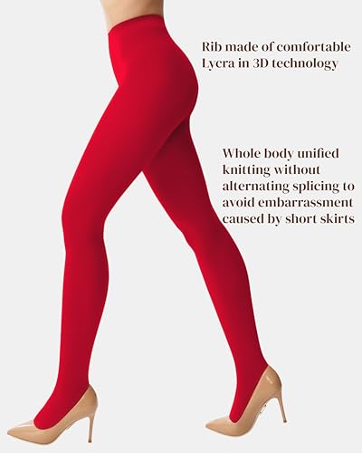 Image of leg elegant Women's 80 Den Microfiber Soft Opaque Tights Pantyhose