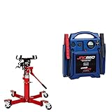 Sunex 7796 1000-Pound Air and Hydraulic Telescopic Transmission Jack & Clore Automotive Jump-N-Carry JNC660 1700 Peak Amp 12 Volt Jump Starter , Blue -  Sunex Tools