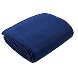 Cozy Fleece Blanket, Twin, Navy