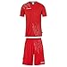 Produktbild Uhlsport Herren Score 26 Fußball Trikot-Set - Fußball-Set Bestehend Aus Trainings-Shirt Und Trainings-Hose, Rot/Weiß, M EU