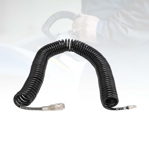 Manguera de caucho flexible Eujgoov con restrictor de acero premium 8