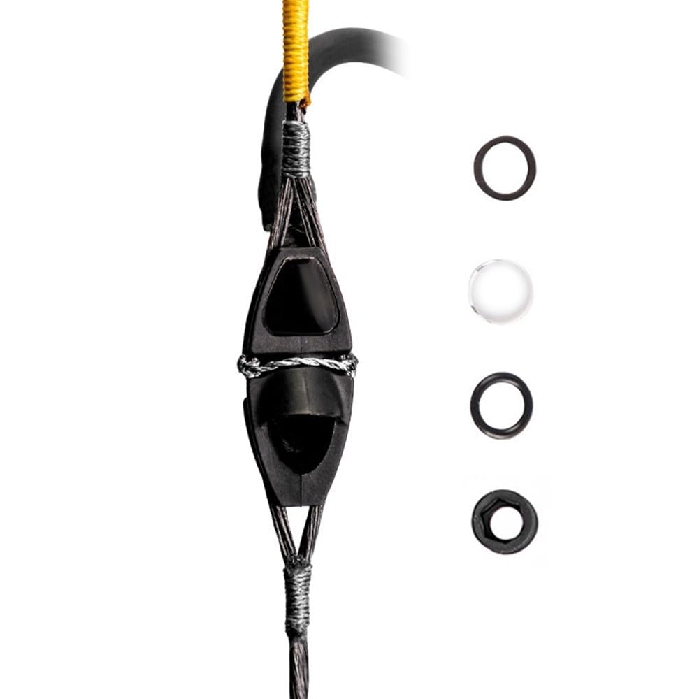 MiOYOOW Tube Peep Sight Kit 6X/8X Clarificateur Accessoires de Tir à l'Arc pour Arc à Poulies