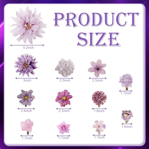 Pinces à cheveux rose violette : le cadeau d'anniversaire idéal - 2
