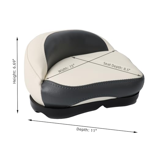 image for AmarinePlay Pro Casting Deck Seat,Boat Casting-Seat for Fishing Jon Ba