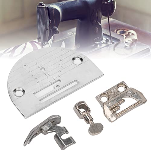 Calcador de calcador, firma de chapa de agulha de serra profissional para máquina de costura domésti