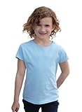 Mädchen T-Shirt Girls Kinder Shirt - Shirtarena Bündel 164,Pastellblau