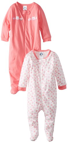 Image of Gerber Baby Girls' 2-pack Sleep 'N Play