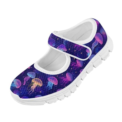 BIGCARJOB Girls Mary Janes Shoes for School Party Dance Sneakers Slip-on Mary Janes Shoes for Toddle Girls Cute Ballet Dress Shoes
