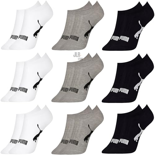 Kit 09 Pares Meias Puma Sapatilha Invisível