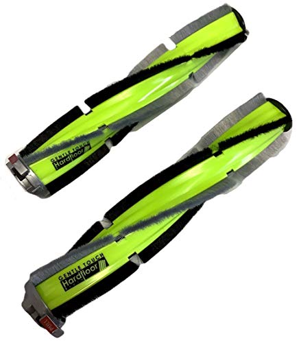 Shark Hard Floor Replacement Soft Brushroll with Gentle Touch for AH400 AH401 AH452 AH454, 2-Pack, Green