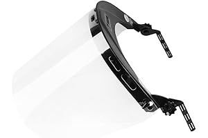 Instashield Face Shield for Caps - ANSI Certified Full Face Visor Shield for Helmets