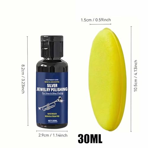 Silver Polish Liquid, Removedor de Tañidos para Joyas 30ml miniatura 2