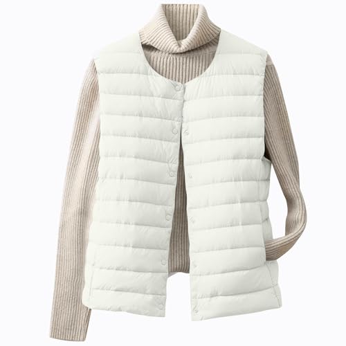 Gilet en duvet femme mi-saison sans manches pour les activités outdoor