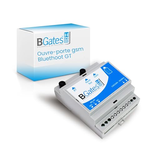 BGATES - Ouvre-portail Connecté avec Bluetooth GSM BGates GT - Interrupteur Connecté Maison -...