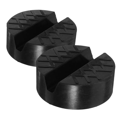 SOLUSTRE 4pcs Universal Jack Stand Rubber Pads for Floor Jack Stabilizer Jack Pads High Compression Resistance