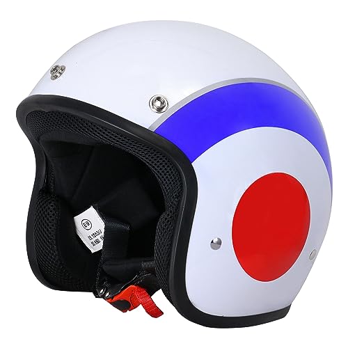 Zorax Target XL (61cm) Open Face Motorcycle Motorbike Crash Jet Helmet for Men Women Road Legal ECE2206