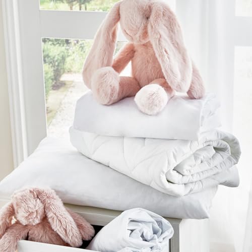 PIKOLIN Piumino Bambino Autunno Inverno 100 x 120 cm Fibra Ecolofil Effetto Piuma 300gr Certificato Oeko-Tex - Piumone Culla Anallergico, Lavabile e Traspirante - Immagine 5