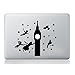 Peter Pan Big Ben Autocollant Silhouette Macbook Ordinateur Portable Decal Vinyle Peau Mural Art Macbook Ordinateur Portable Decal Vinyle Peau Autocollant Silhouette Mural Art Graphics Pet