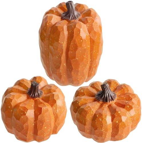 winemana Artificial Pumpkins Decor Orange Pumpkin Fall Decoration...
