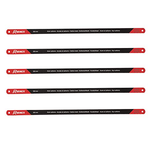 Ribitech PRSCM30LX5 - Juego de 5 hojas para sierra de metales (30 cm), diseño de Ribitech