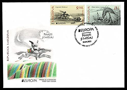 2022 Moldavie Histoires et mythes nationaux Émission Europe FDC